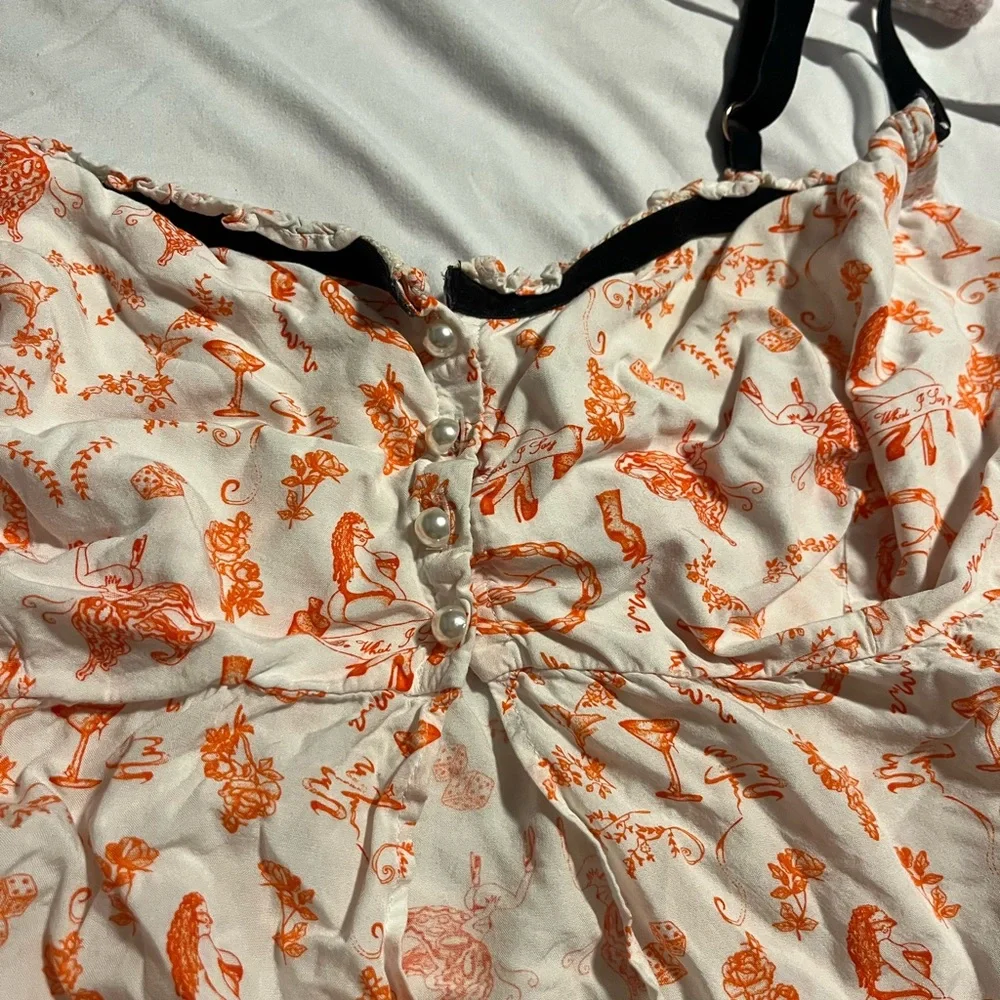 Savage X Fenty Underpinnings‎ Sleep Cami & Short Set size 2X Coquette Whimsygoth